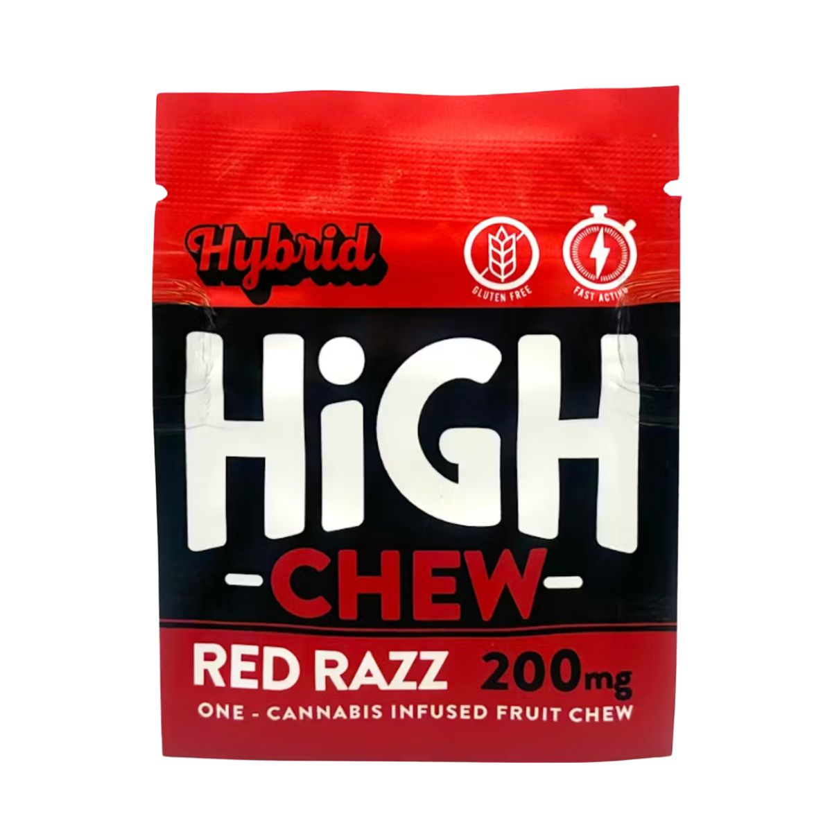 High Chew - Red Razz 200mg Gummies