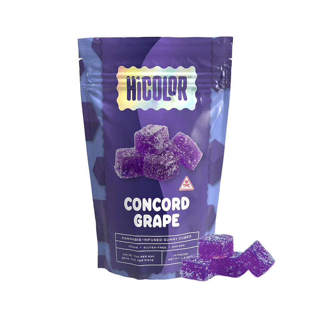 HiColor | Concord Grape | Gummies | 100mg | 10ct