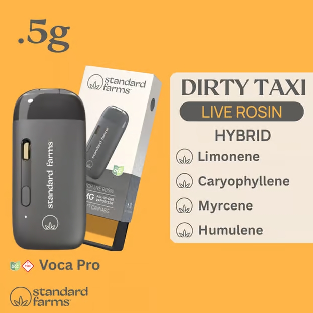 Dirty Taxi Live Rosin AIO Disposable | H