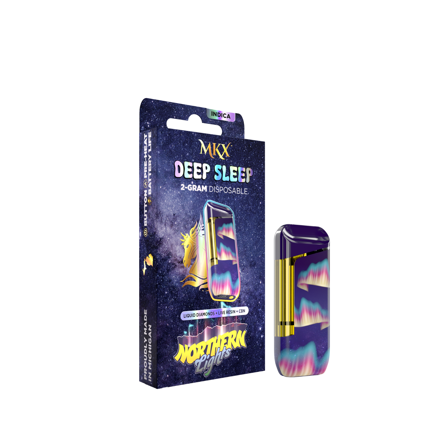 2G Deep Sleep Disposable - Northern Lights