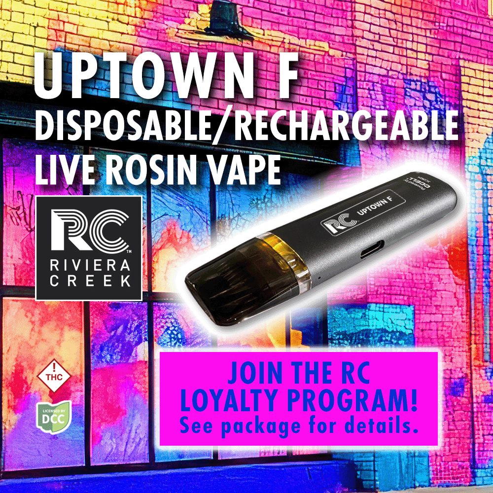 Uptown F Disposable/Rechargeable Live Rosin Vape