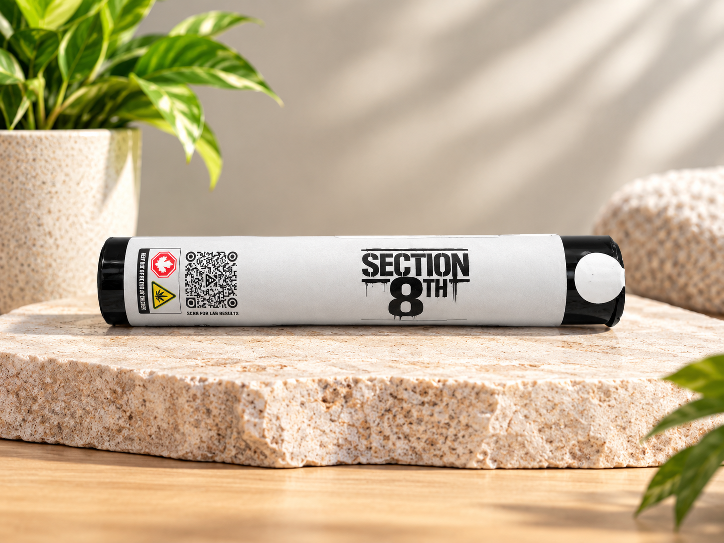 Section 8th -Bacio Gelato - 1g - Diamond Infused Preroll