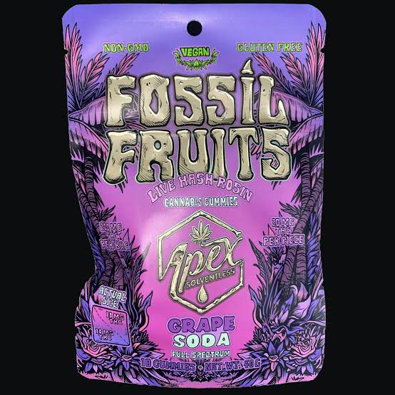 Live Rosin: Grape Soda Gummies 200mg (10Pk) (H)