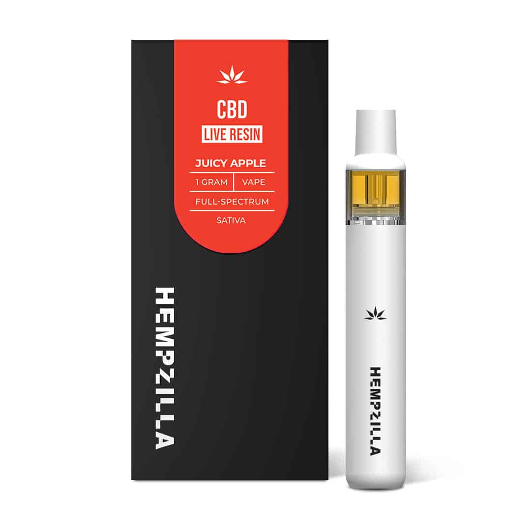 Juicy Apple CBD Live Resin 1g Disposable Vape