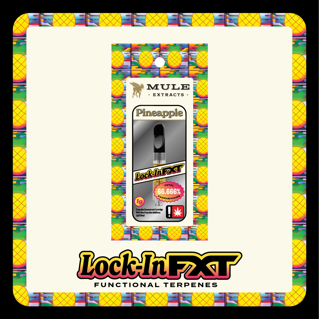 Mule Extracts MTEC FXT - Lock In - Pineapple - 1g - Vape Cartridge