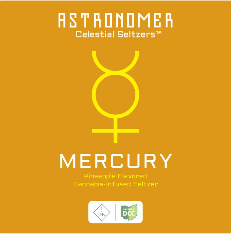 Mercury Pineapple Sugar Free Seltzer