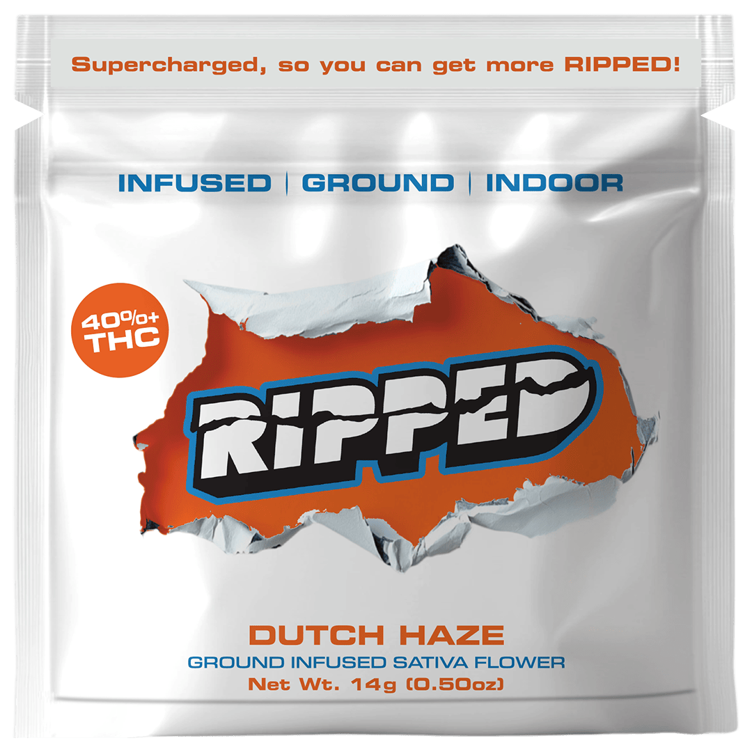 RIPPED - DUTCH HAZE - INFUSED GROUND FLOWER - 14G