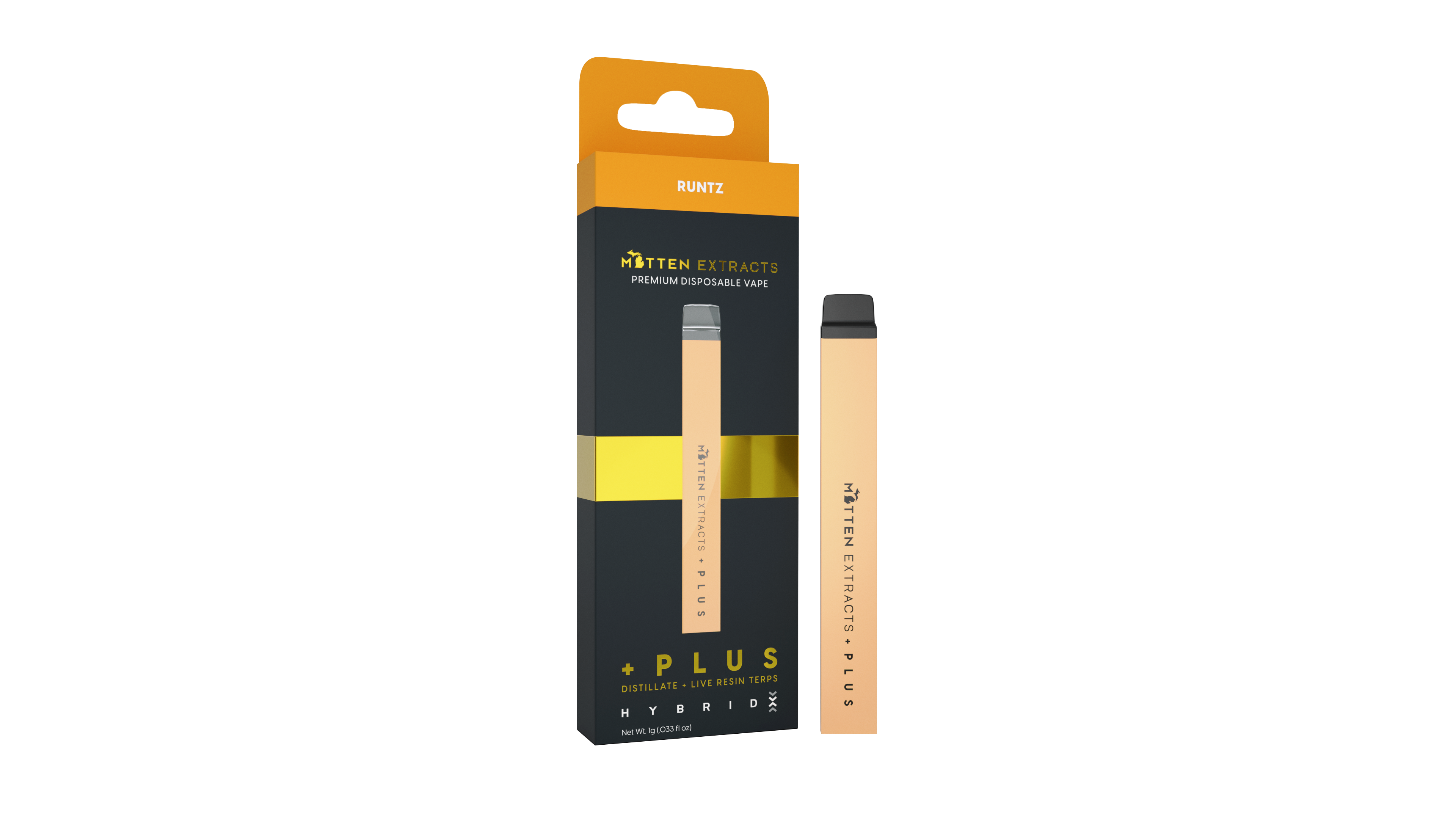 Mitten Extracts Plus Disposable Vape Runtz | The Plug New Buffalo