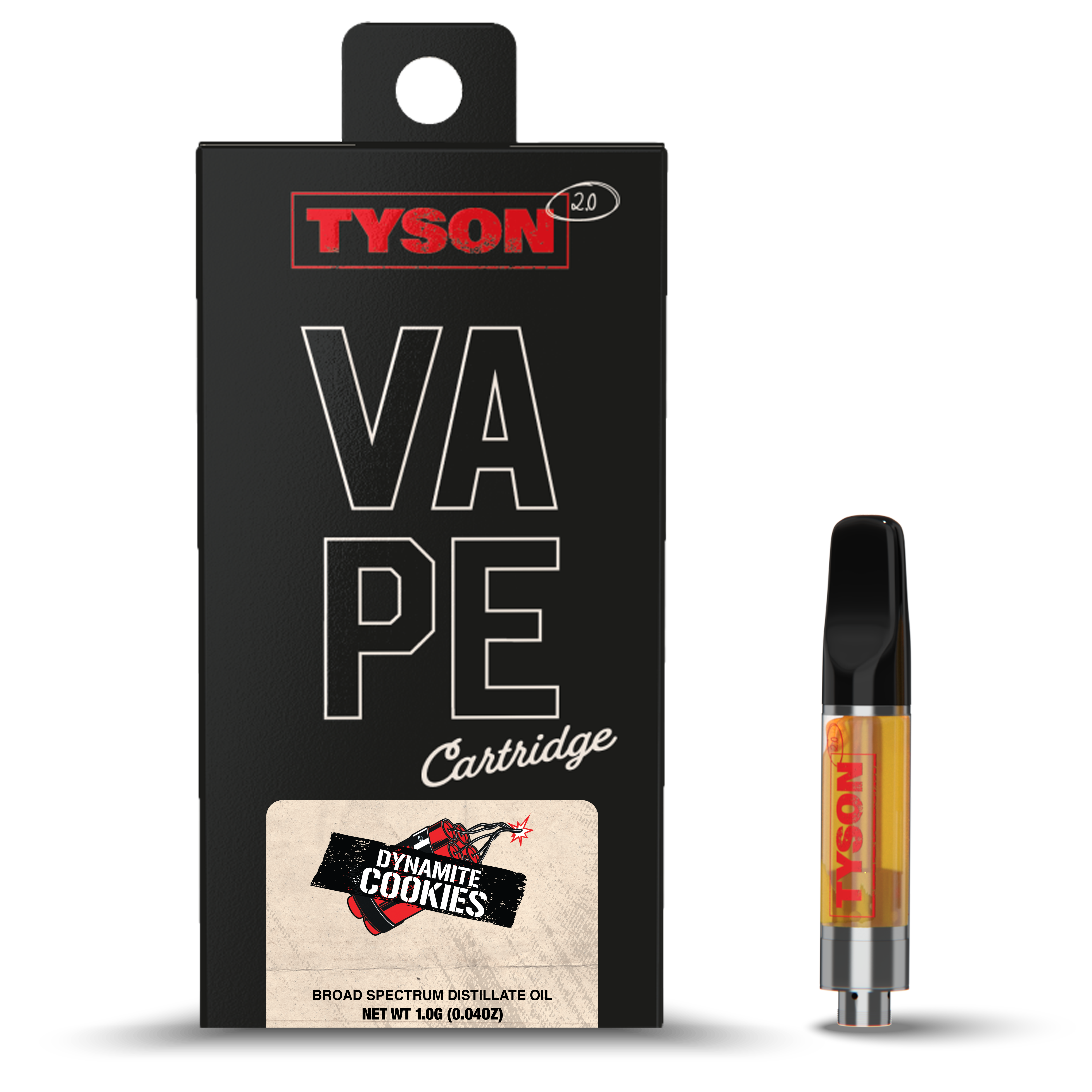 Tyson 2.0 | Dynamite Cookies | Vape Cart | 1g | Sativa