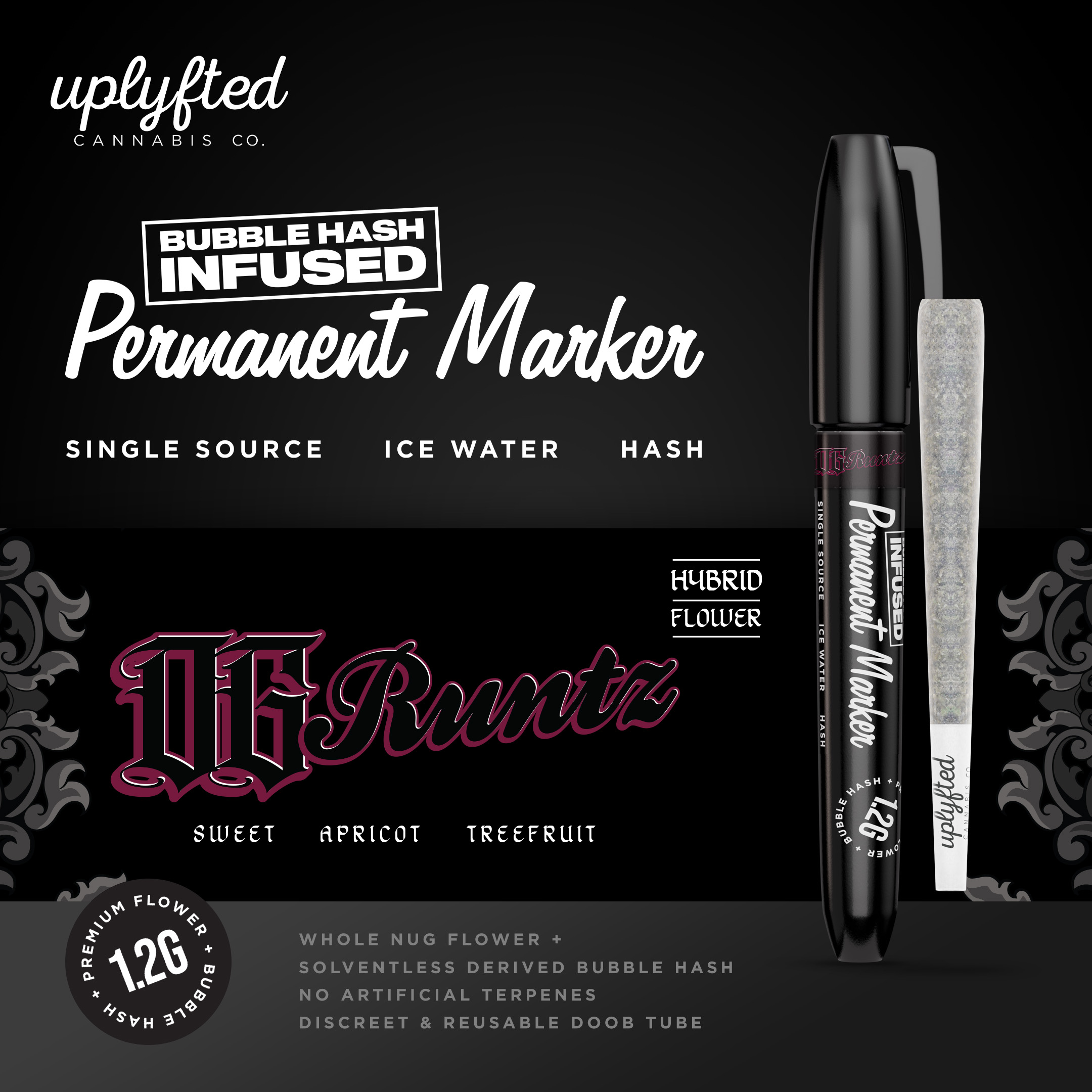 Uplyfted | Permanent Marker x OG Runtz | Infused Pre-Roll | 1.2g