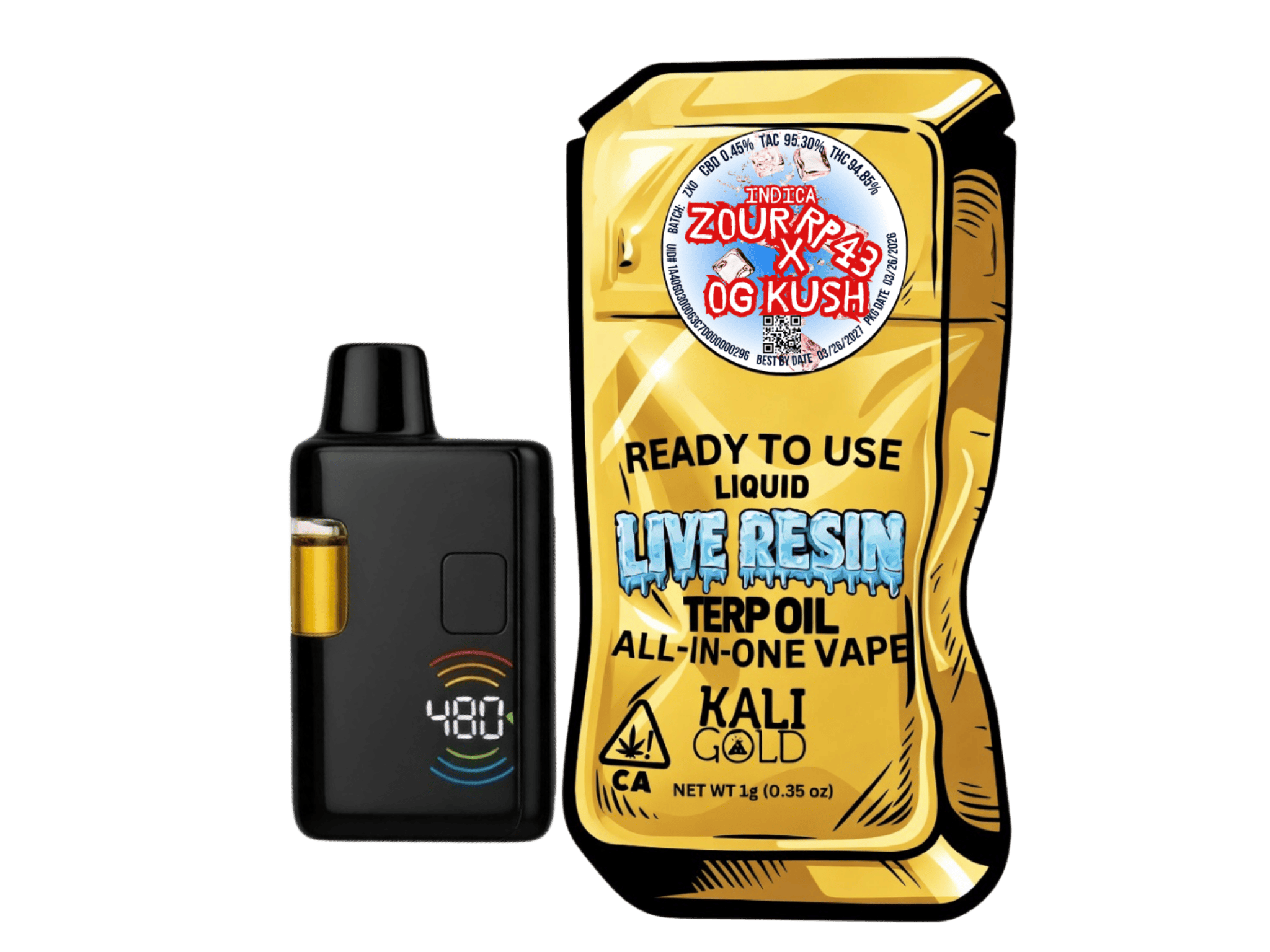 zour rp43 x og kush AIO 1g