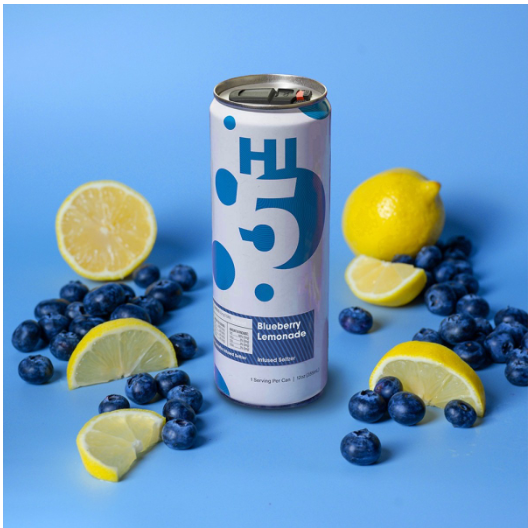 Blueberry Lemonade Seltzer 4pk | Hi5 | 20mg