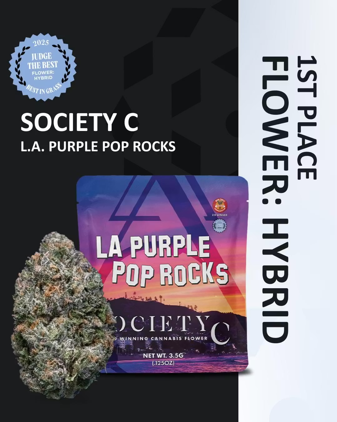 Society C LA Purple Pop Rocks 3.5g