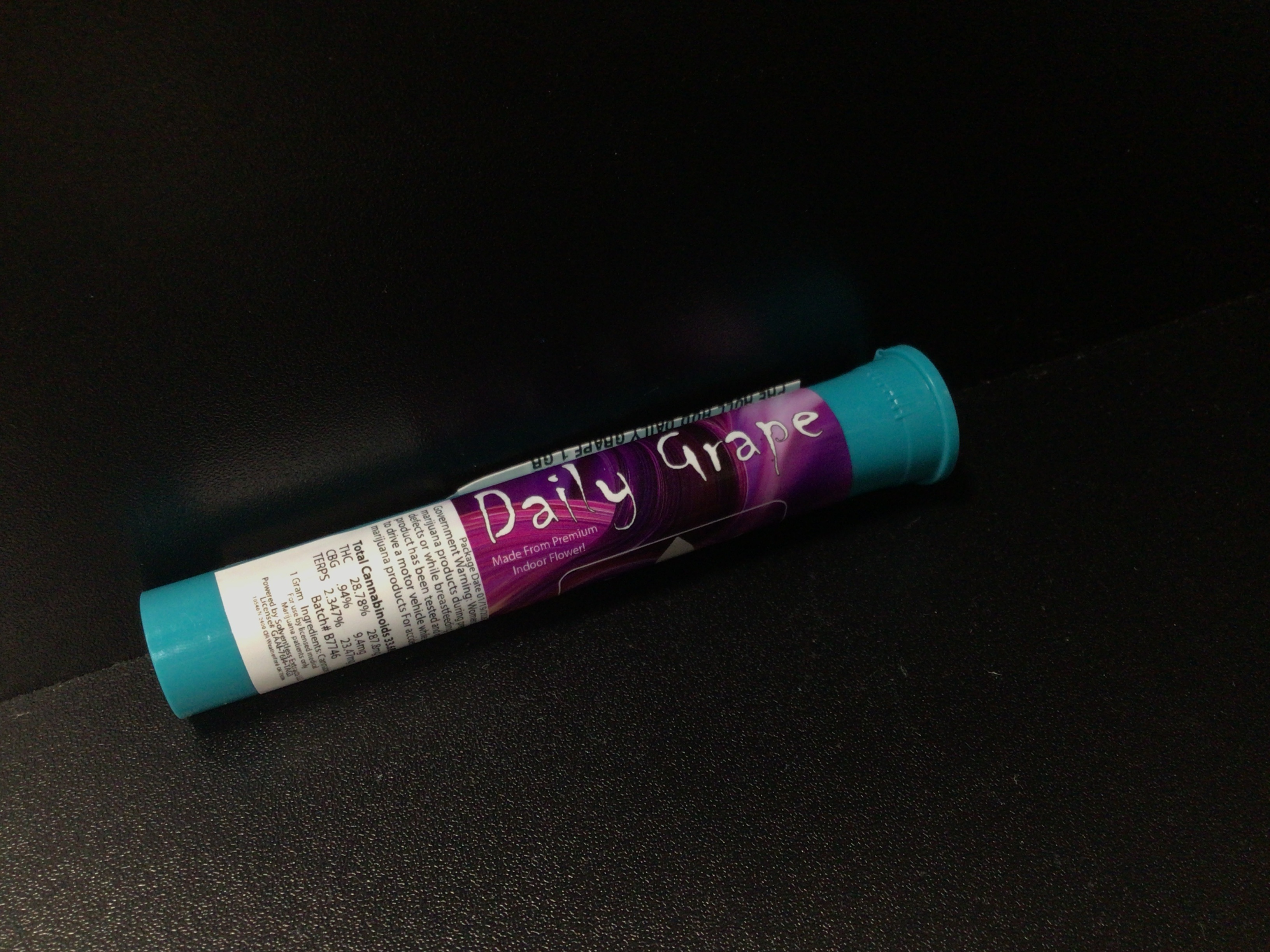 PRE ROLL HOD DAILY GRAPE