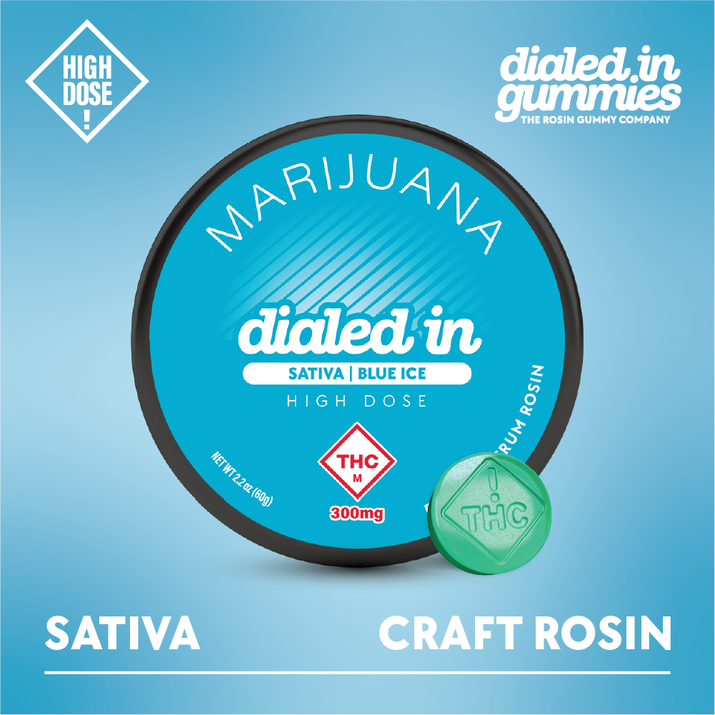 300mg - Blue Ice - Rosin Gummies (10pk)