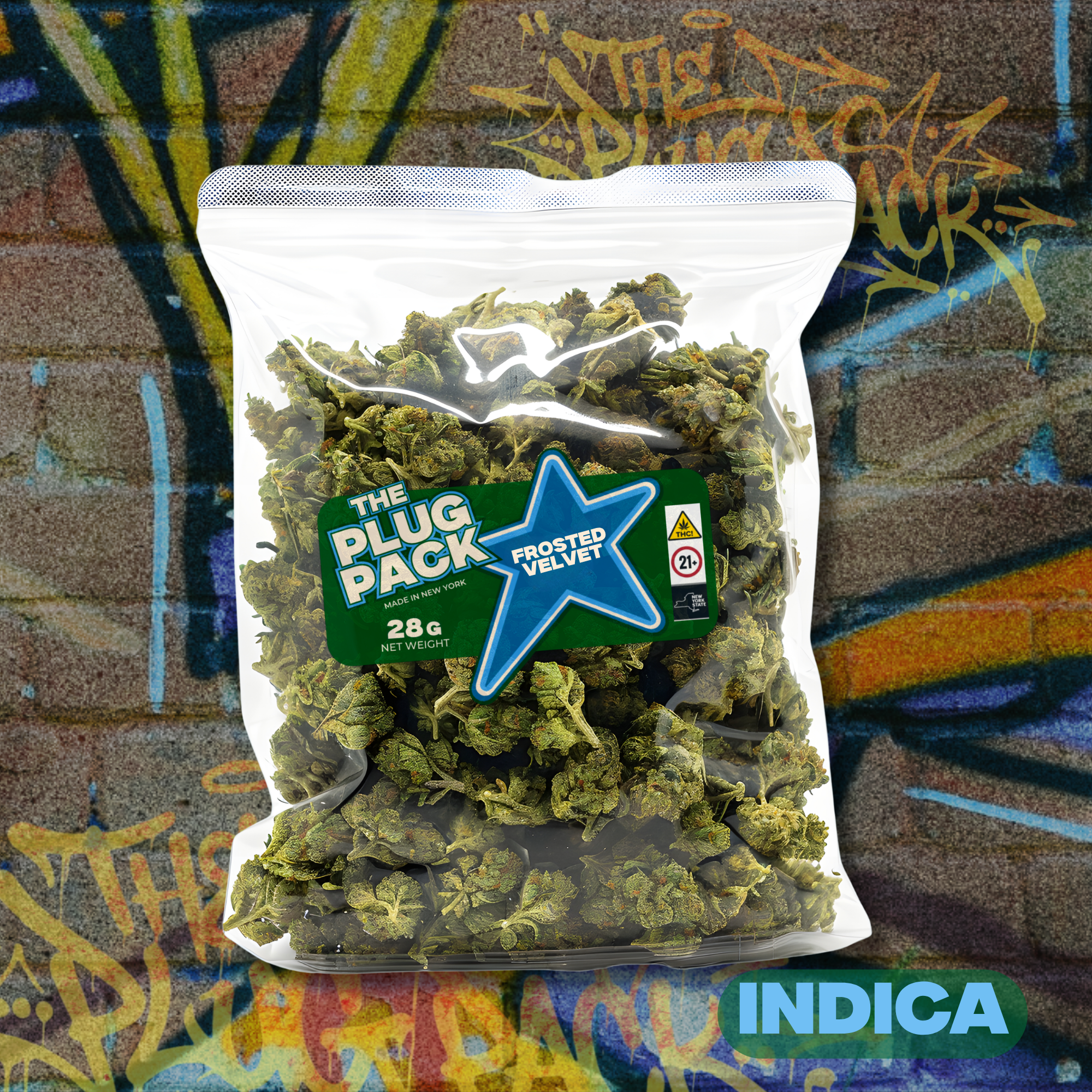 Frosted Velvet | 28g Flower | The Plug Pack |