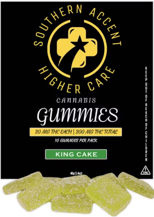 Brands King Cake Distillate Gummies