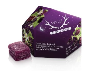 1:1:1 100mg Boysenberry Gummies