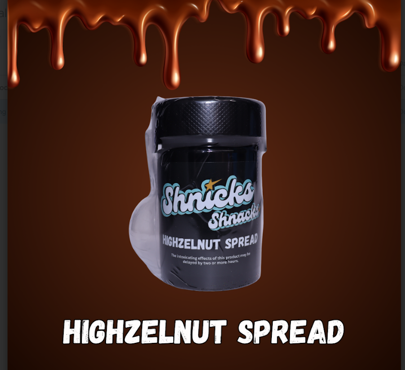 Shnicks Shnacks - Highzelnut Spread100mg