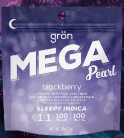 100mg CBN: 100mg THC Mega Blackberry | Gron