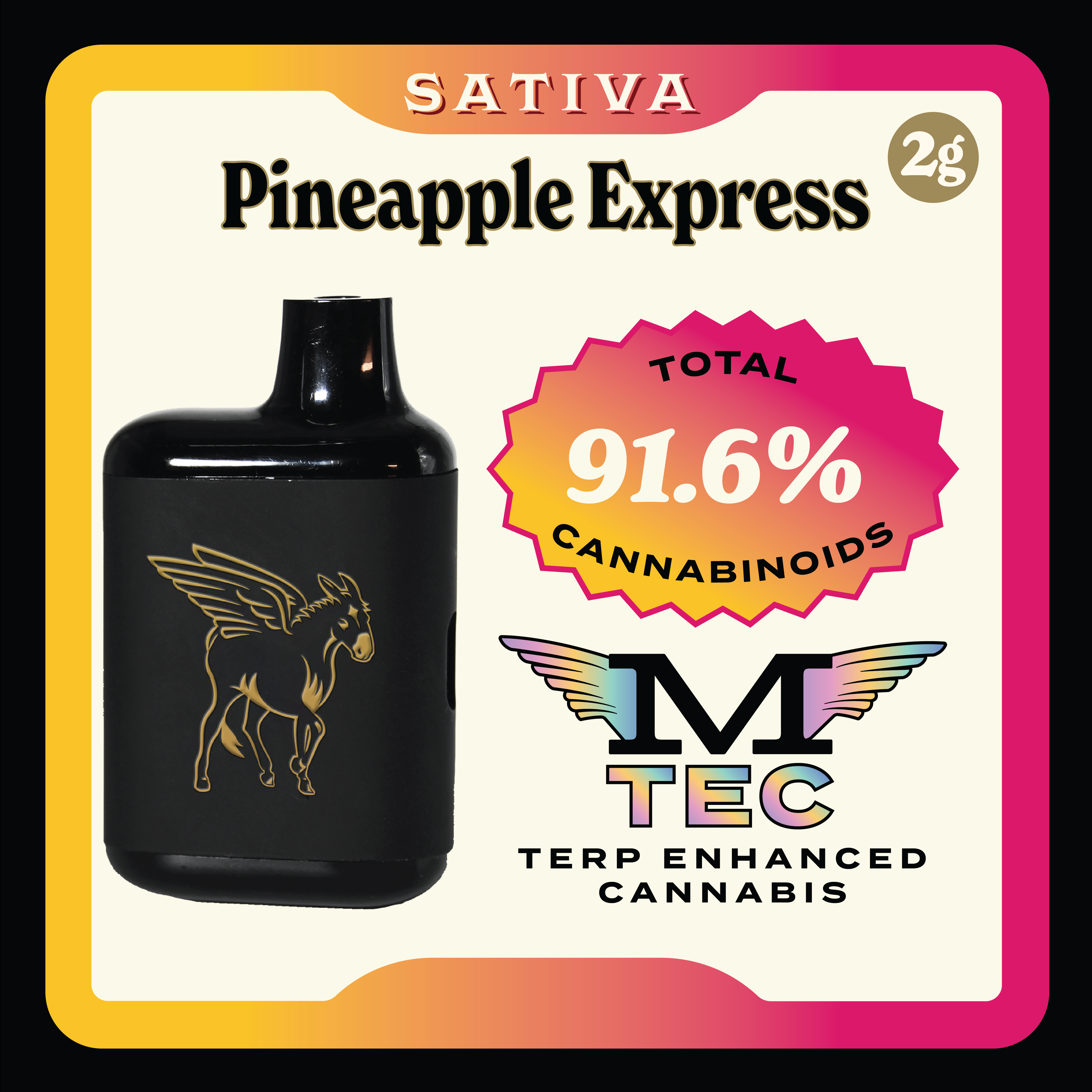 Dank Tanks | Pineapple Express Disposable | 2g