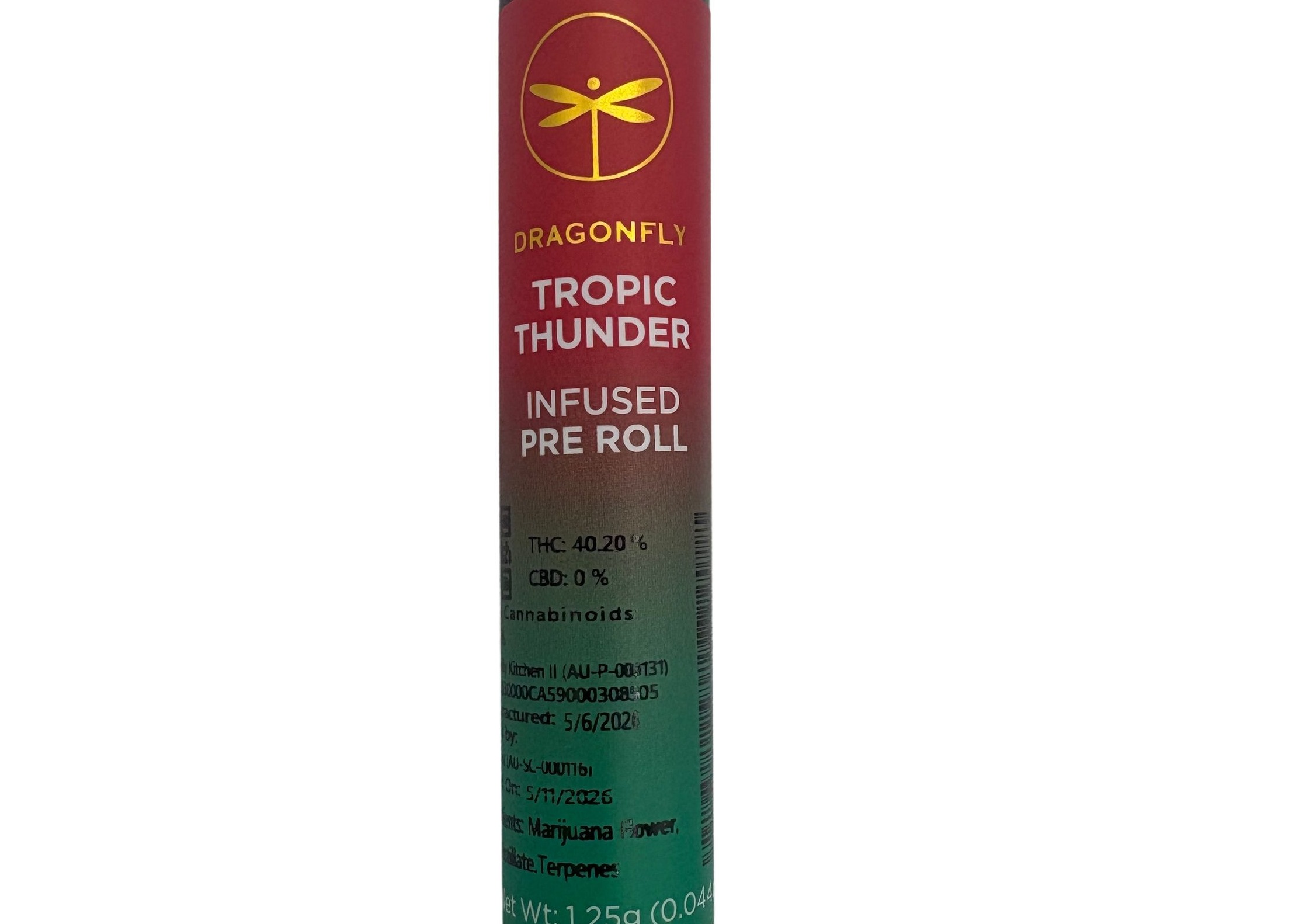 DragonFly | Tropic Thunder 1.25g Infused Preroll