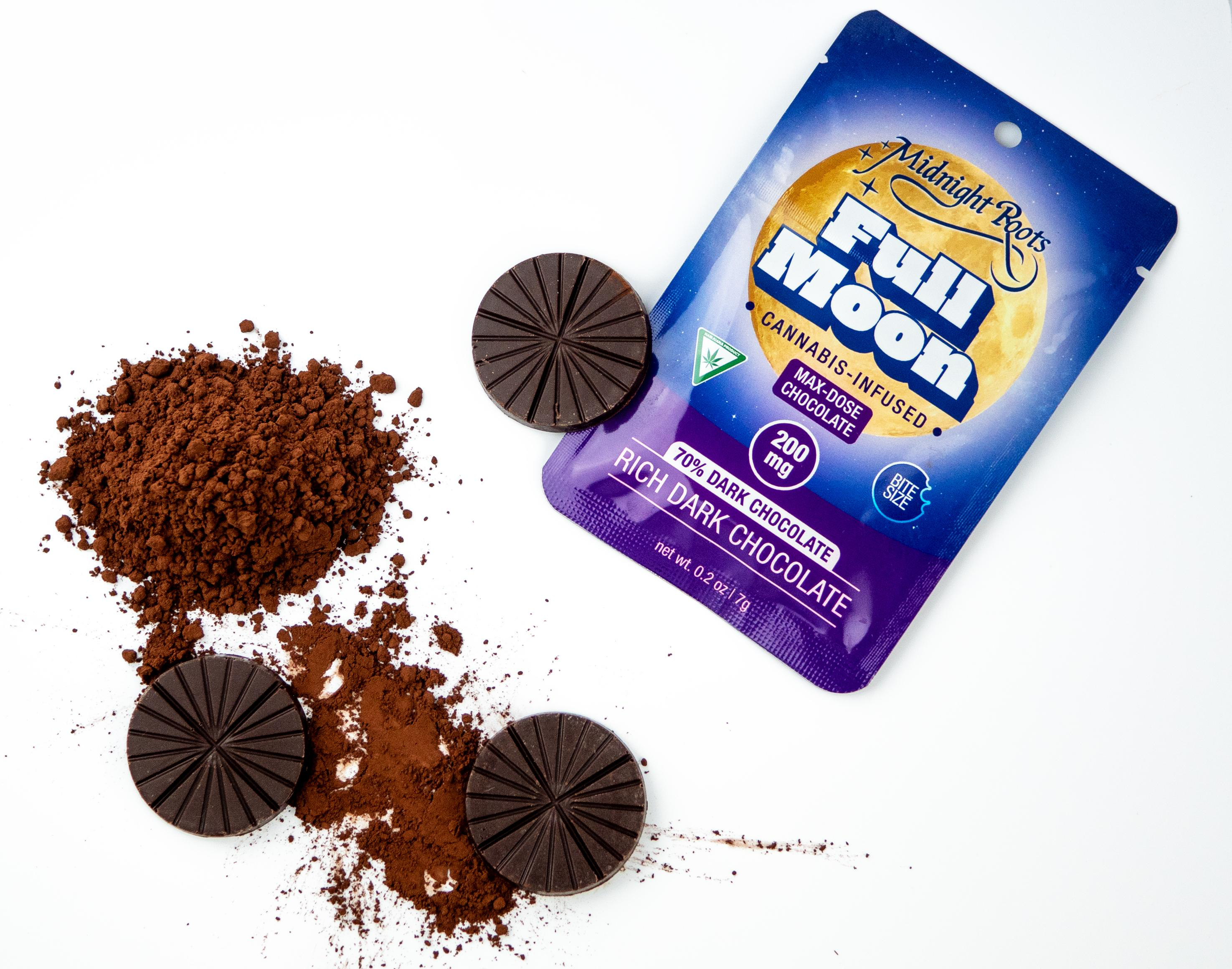 Midnight Roots Full Moon - Dark Chocolate - 200mg