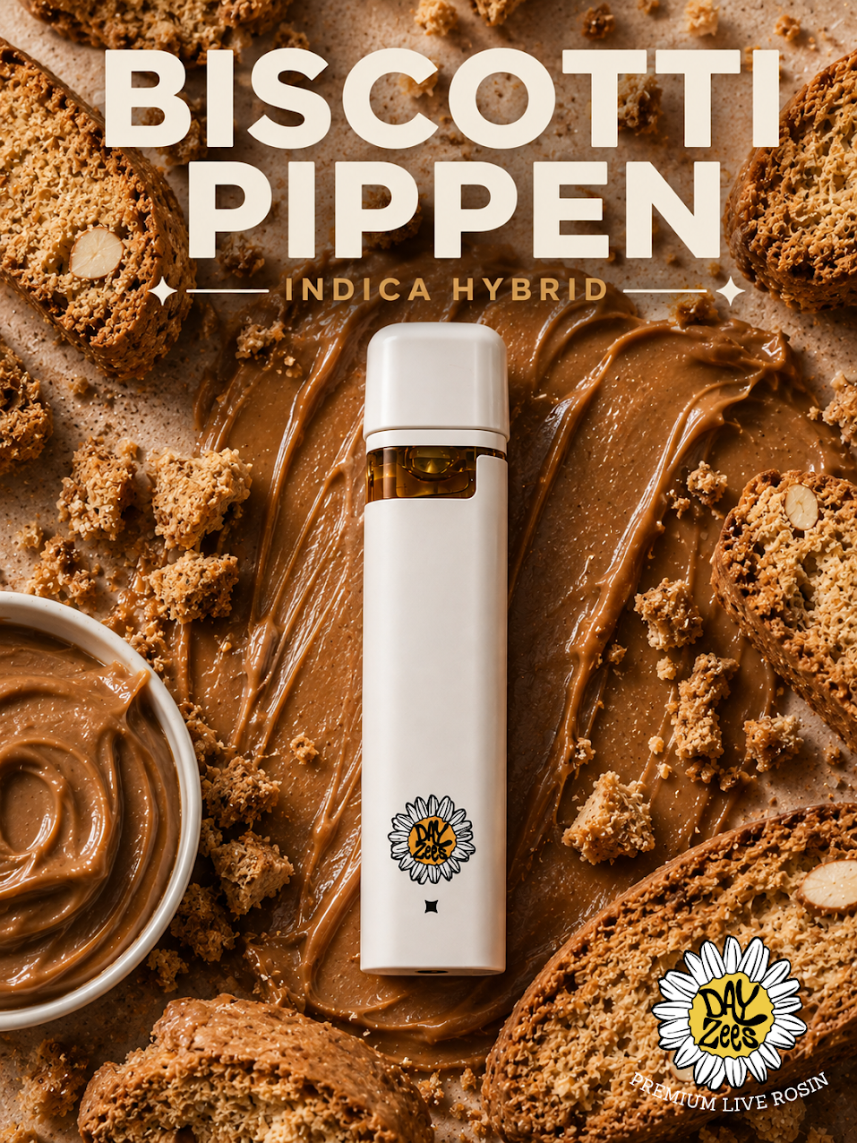 Biscotti Pippen 1g Live Rosin AIO by Dayzees