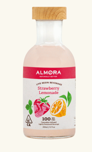 Almora Farm - 12oz x 100mg THC - Strawberry Lemonade