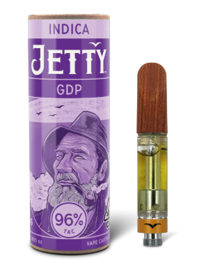 Jetty GDP Indica High THC Vape Cart