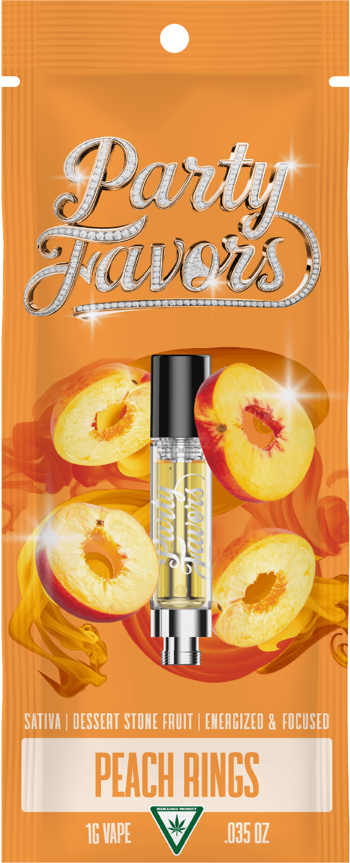 Party Favors - 1G Cart - Peach Rings