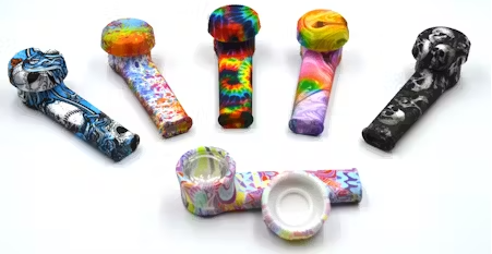Queens Cannabis : SILICONE PIPES - SILICONE PIPES (small)