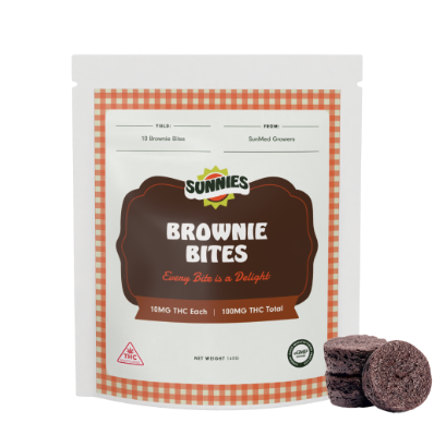 SUNNIES 100mg: Brownie Bites 10pk