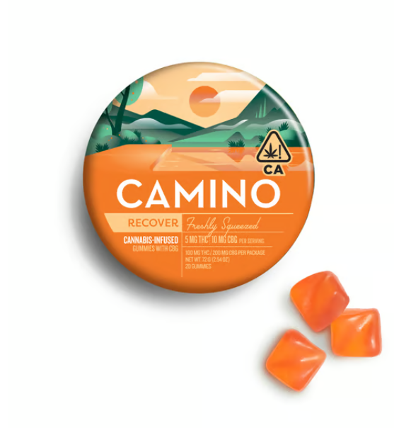 Kiva Camino Freshly Squeezed 2:1 THC/CBG 100mg 20pk