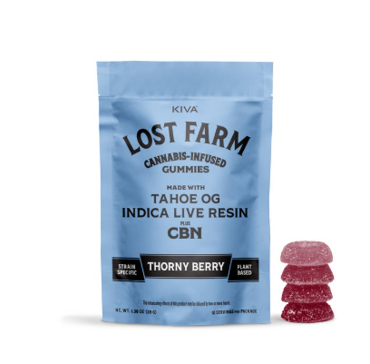 Lost Farms Live Resin (Tahoe OG) | Thorny Berry | 10pk (Indica)
