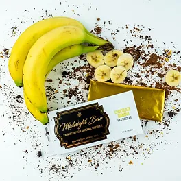 MIDNIGHT BAR | CHOCOLATE | 200MG | BANANA MILK CHOCOLATE