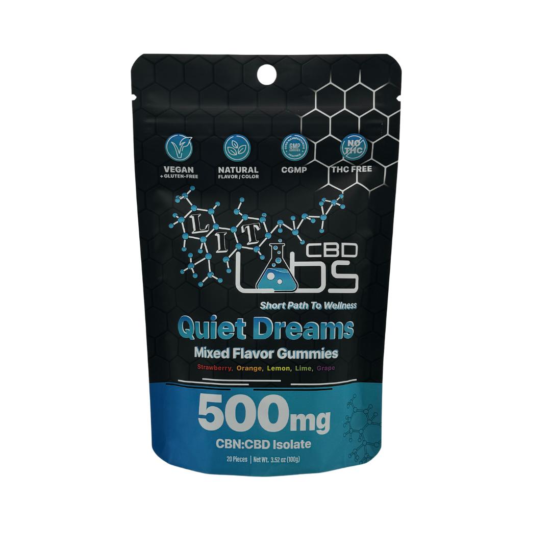 500mg CBN:CBD Isolate Gummies - Quiet Dreams
