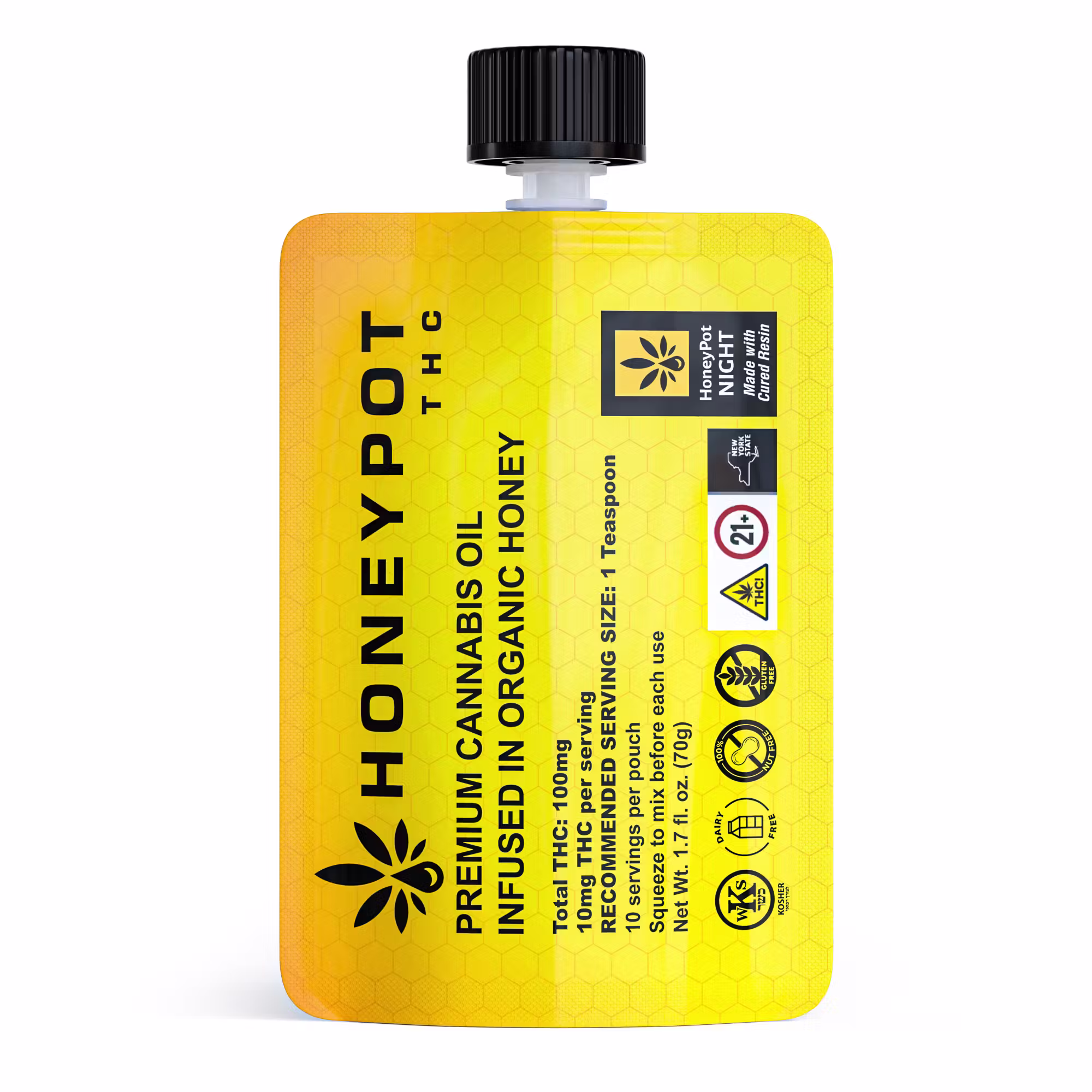HONEY POT - INFUSED HONEY - 100MG - INDICA