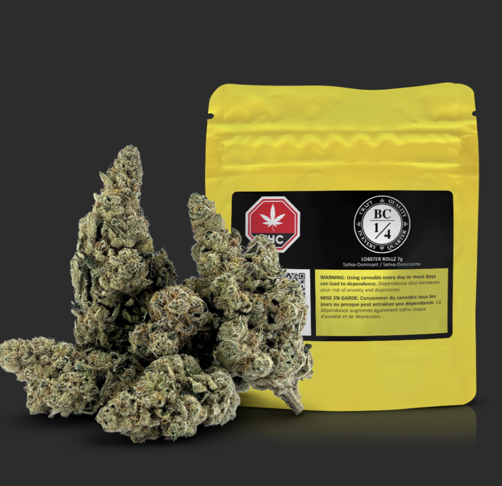 BC 1/4 - Lobster Rollz Flower - Sativa - 7g