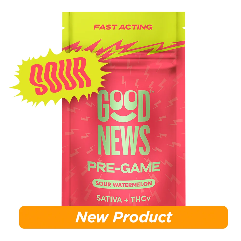 Sour Watermelon | 1:2 THCV:THC Pre-Game Gummies | 100mg (20pcs)