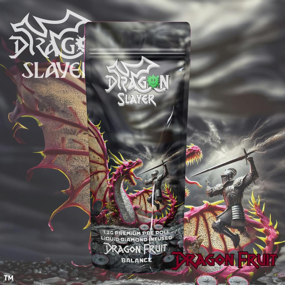 Dragon Slayer - Liquid Diamond Pre-roll 1.2g - Dragon Fruit - Balance