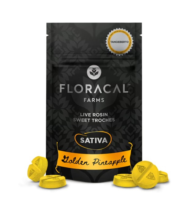 Golden Pineapple Rosin Troches