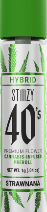 Stiiizy 40's Strawnana Preroll