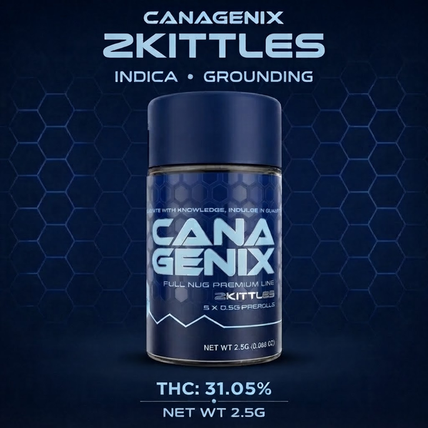 Canagenix | Zkittles | 0.5g Prerolls | 5pk | 2.5g