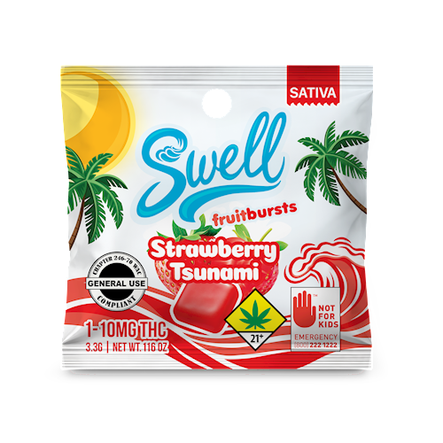 Swell Strawberry Tsunami (Sativa) Single 10mg