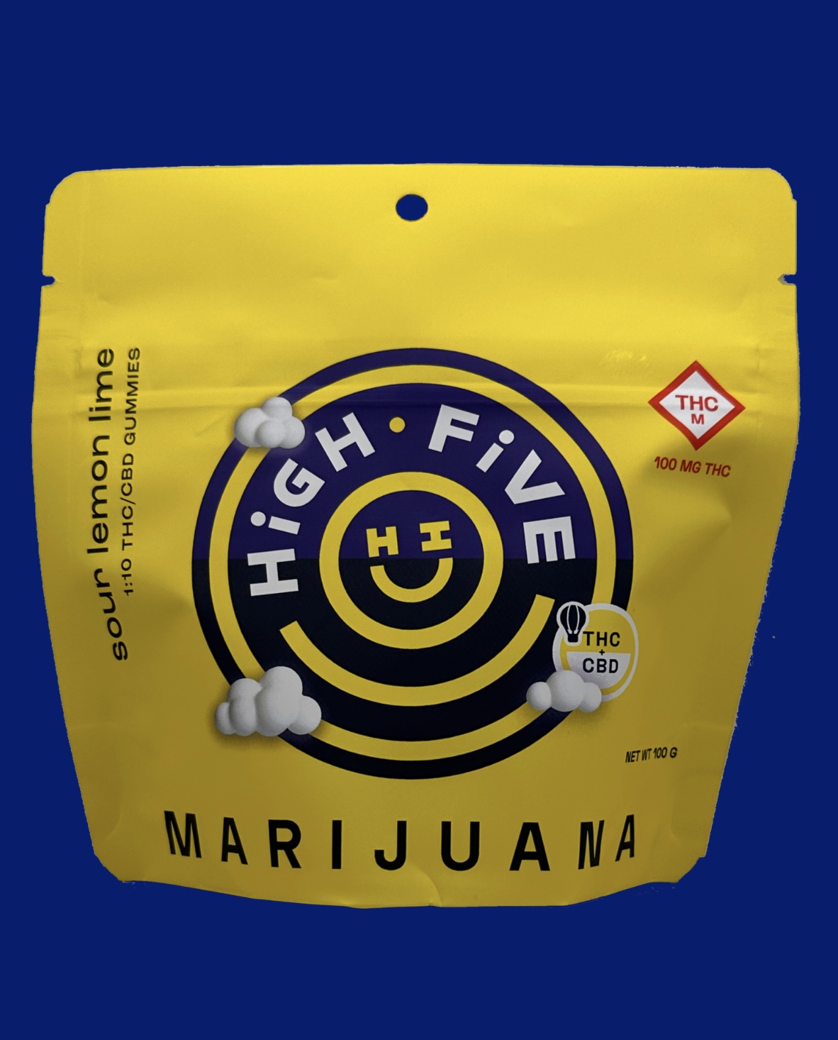 High Five - Sour Lemon Lime - 100mg 1:10