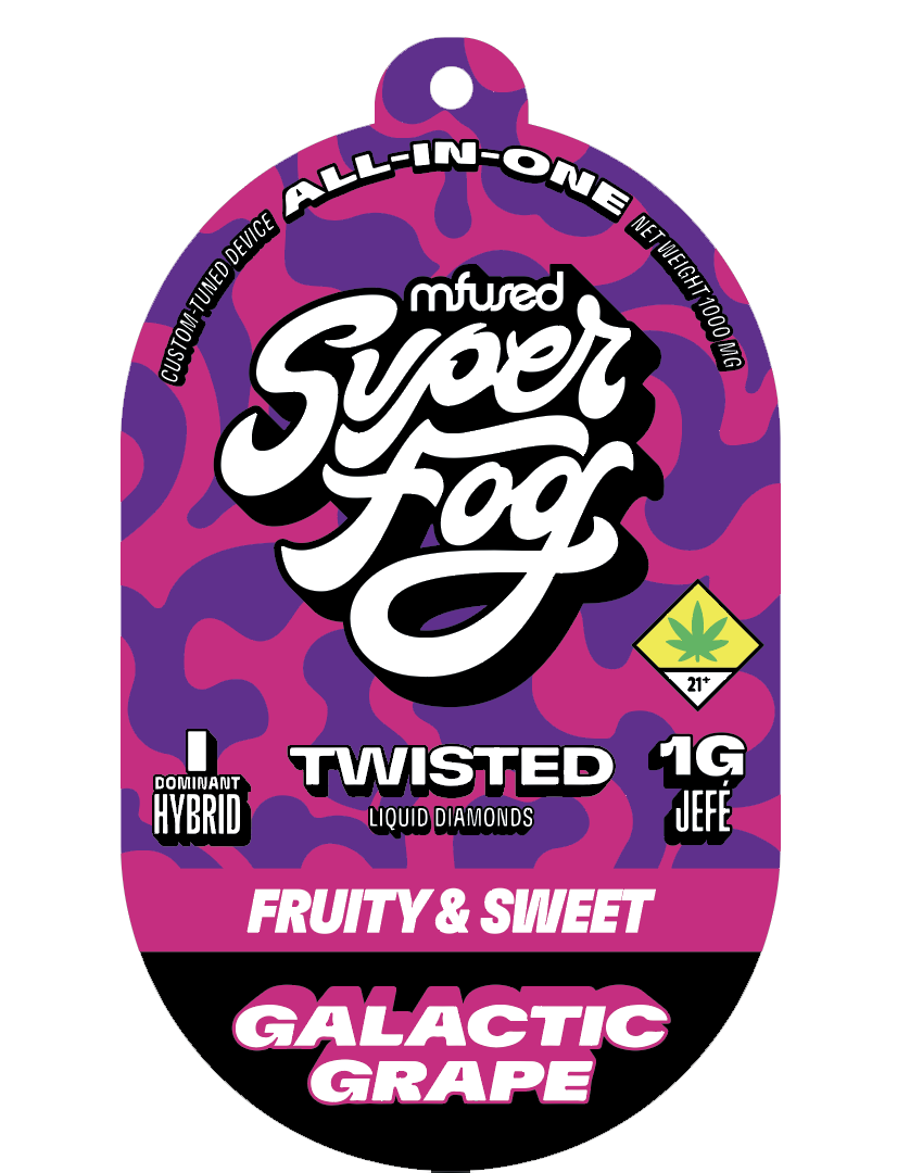 Galactic Grape Super Fog Twisted Disposable | 1g