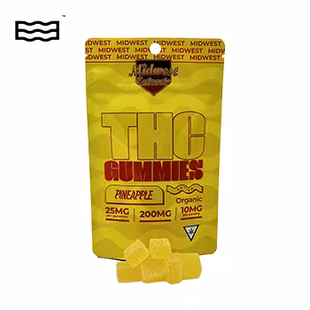 Midwest: Pineapple 200MG Gummies (S)