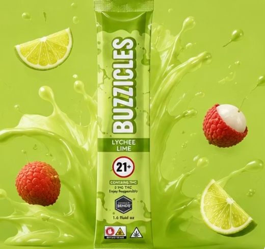Buzzicle - Lychee Limeade - 5mg - THC Infused Ice Pop