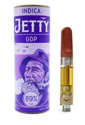 Jetty GDP Indica High THC Vape Cart